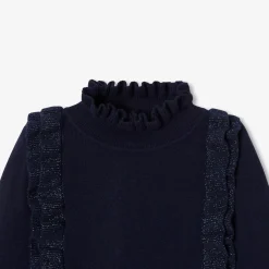 Jacadi Robe en tricot enfant fille - marine MARINE JACADI Outlet
