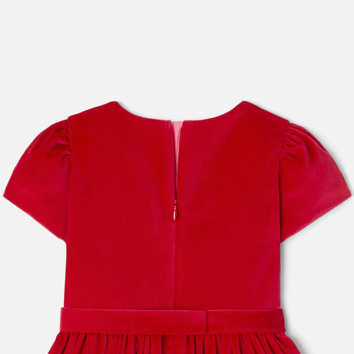 Jacadi Robe en velours enfant fille - ROUGE PAVOT Best