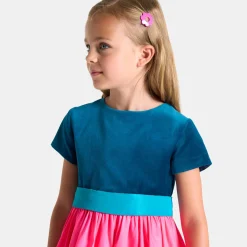 Jacadi Robe enfant fille color block - ROSE/BLEU Sale