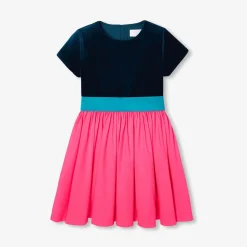 Jacadi Robe enfant fille color block - ROSE/BLEU Sale