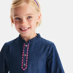 Jacadi Robe enfant fille en jean - BLEU DENIM Best