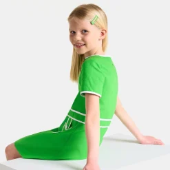 Jacadi Robe enfant fille en piqué alvéolé - VERT TREFLE Hot