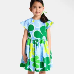 Jacadi Robe enfant fille en popeline - lore BLANC/MULTICO Best