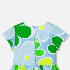Jacadi Robe enfant fille en popeline - lore BLANC/MULTICO Best