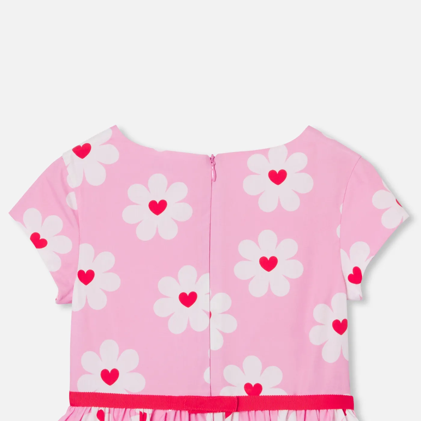 Jacadi Robe enfant fille en popeline - lore ROSE/MULTICO Outlet