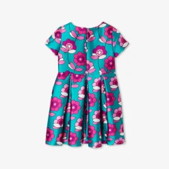 Jacadi Robe enfant fille en satin - lore BLEU/MULTICO Discount