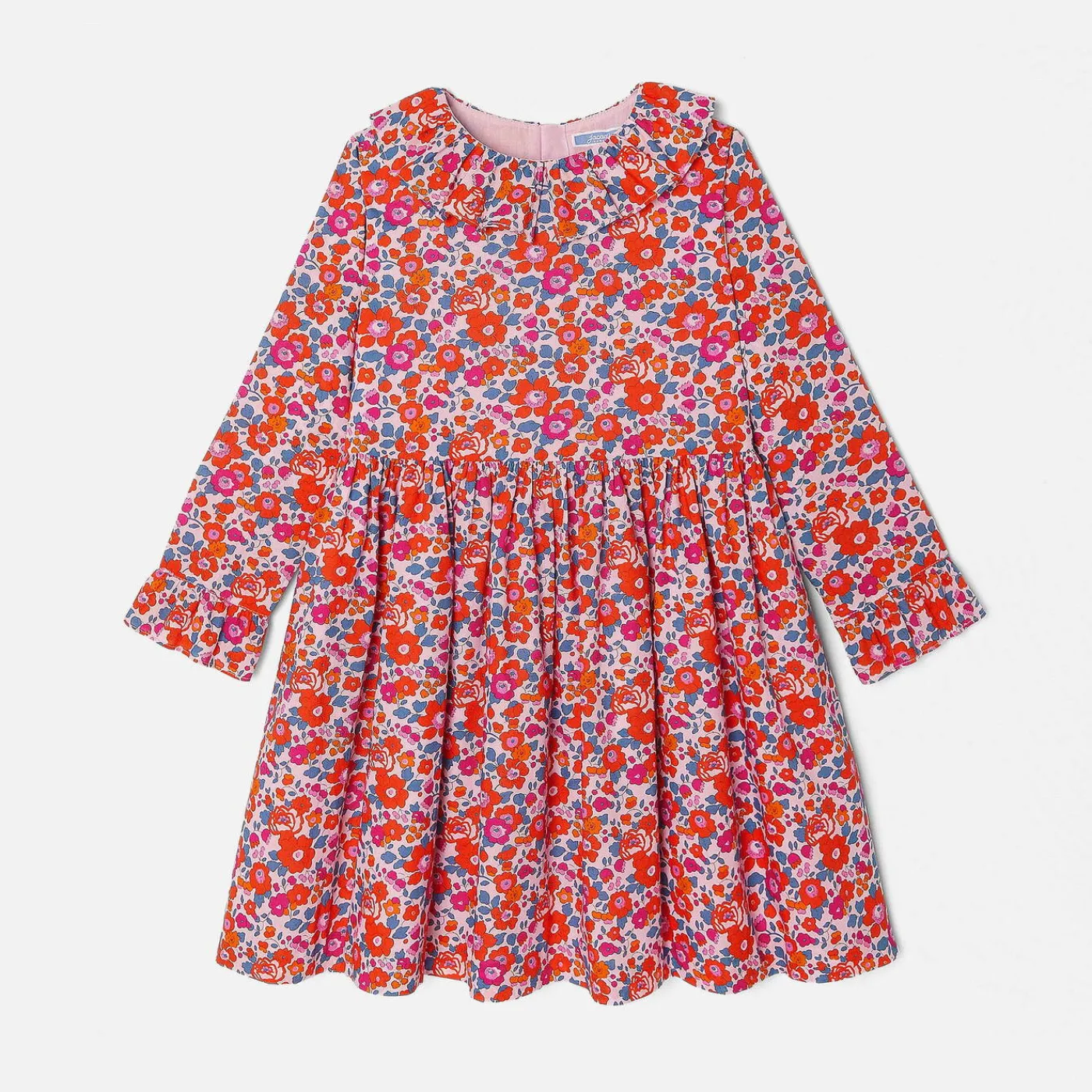 Jacadi Robe enfant fille en tissu Liberty - lore ROSE/MULTICO New