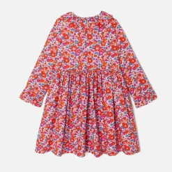 Jacadi Robe enfant fille en tissu Liberty - lore ROSE/MULTICO New