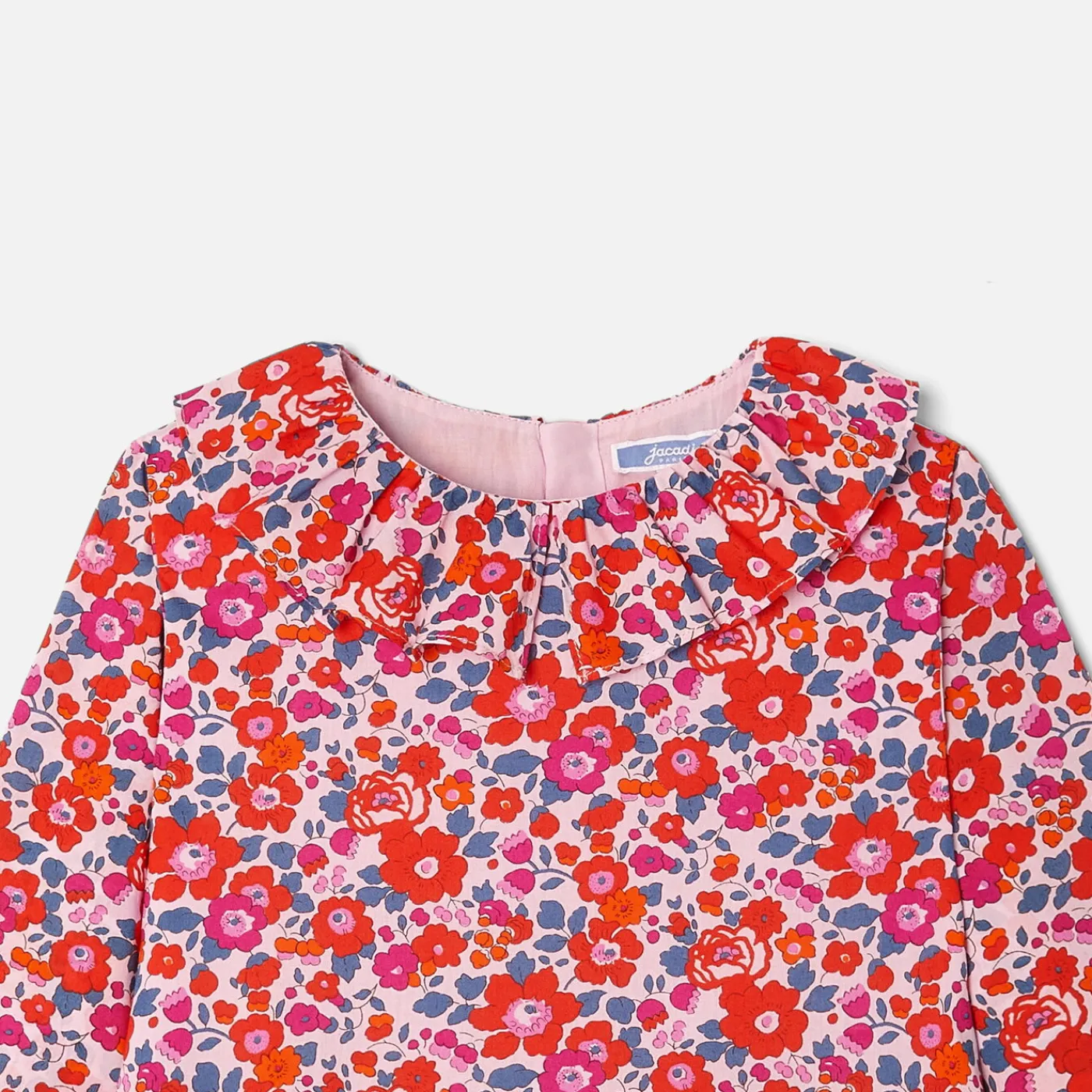 Jacadi Robe enfant fille en tissu Liberty - lore ROSE/MULTICO New