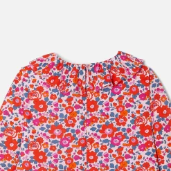 Jacadi Robe enfant fille en tissu Liberty - lore ROSE/MULTICO New