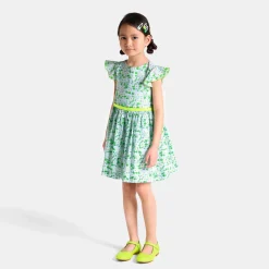 Jacadi Robe enfant fille en tissu Liberty BLANC/MULTICO New