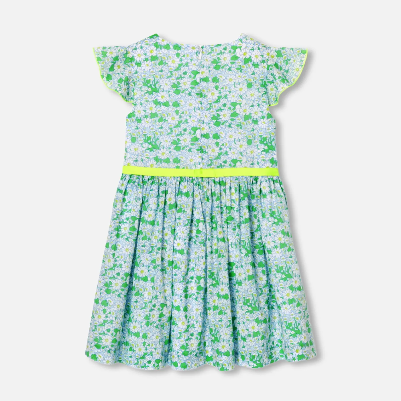 Jacadi Robe enfant fille en tissu Liberty BLANC/MULTICO New