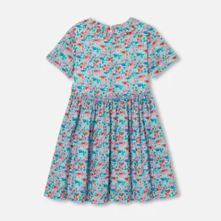 Jacadi Robe enfant fille en tissu Liberty - lore BLANC/MULTICO Best