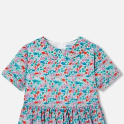 Jacadi Robe enfant fille en tissu Liberty - lore BLANC/MULTICO Best