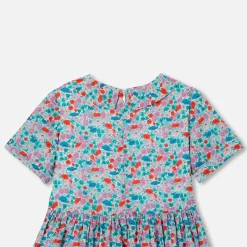 Jacadi Robe enfant fille en tissu Liberty - lore BLANC/MULTICO Best