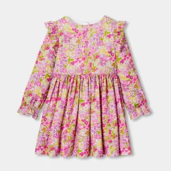 Jacadi Robe enfant fille en tissu Liberty - lore BLANC/MULTICO Sale