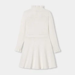 Jacadi Robe enfant fille en tricot - blanc doux BLANC DOUX JACADI Best