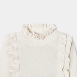 Jacadi Robe enfant fille en tricot - blanc doux BLANC DOUX JACADI Best