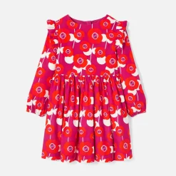 Jacadi Robe enfant fille en velours - lore ROSE/MULTICO Online