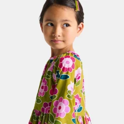 Jacadi Robe enfant fille en velours milleraies - lore CUMIN/MULTICO