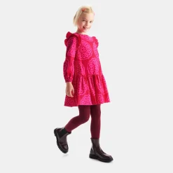 Jacadi Robe enfant fille imprimé rosace - lore ROSE/MULTICO
