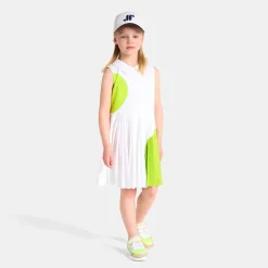 Jacadi Robe esprit tennis enfant fille - BLANC/VERT