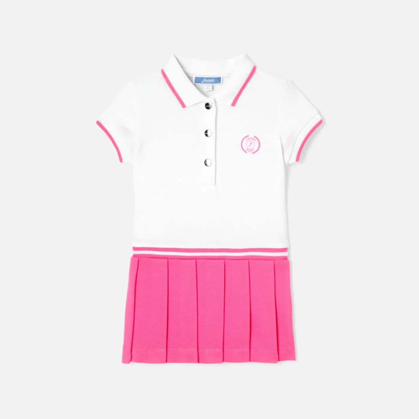 Jacadi Robe polo bébé fille - BLANC/ROSE Best