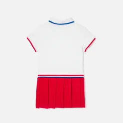 Jacadi Robe polo bébé fille - BLANC/ROUGE Hot
