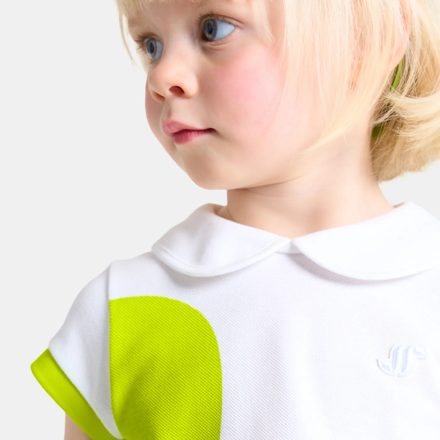 Jacadi Robe polo bébé fille - lore BLANC/MULTICO Hot