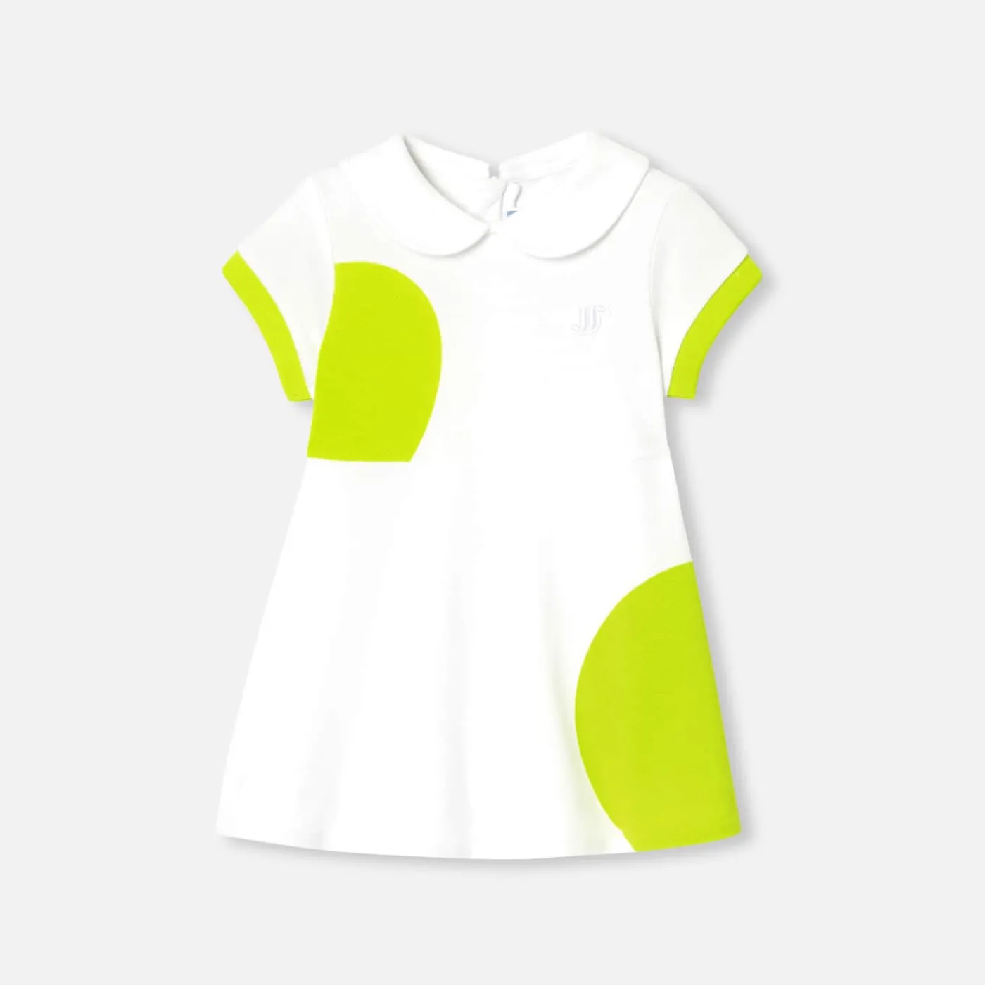 Jacadi Robe polo bébé fille - lore BLANC/MULTICO Hot
