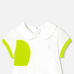 Jacadi Robe polo bébé fille - lore BLANC/MULTICO Hot