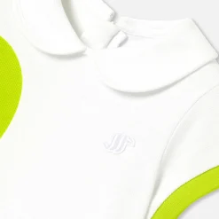 Jacadi Robe polo bébé fille - lore BLANC/MULTICO Hot