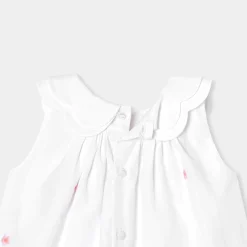 Jacadi Robe sans manches bébé fille - lore BLANC/MULTICO Best