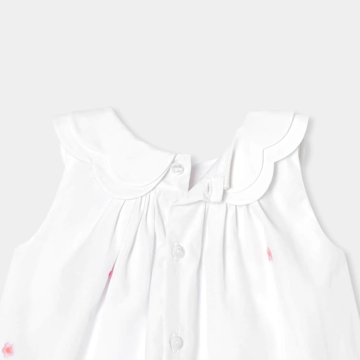 Jacadi Robe sans manches bébé fille - lore BLANC/MULTICO Best