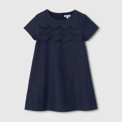 Jacadi Robe trapèze en jean enfant fille - DENIM FONCE Clearance