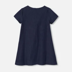 Jacadi Robe trapèze en jean enfant fille - DENIM FONCE Clearance