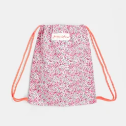 Jacadi Sac à goûter en tissu Liberty - x Tohana - ROSE/GRIS Best