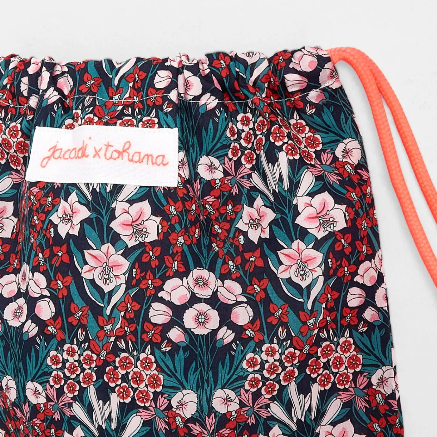 Jacadi Sac à goûter en tissu Liberty - x Tohana - lore MARINE/MULTICO Online