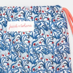 Jacadi Sac à goûter en tissu Liberty - x Tohana - lore BLEU/MULTICO Clearance