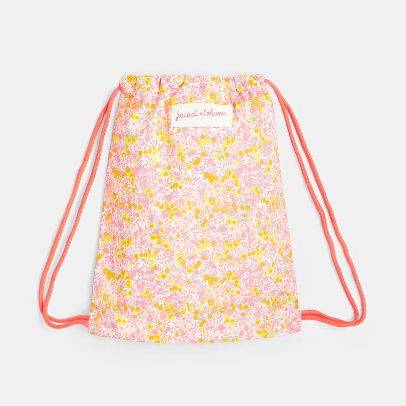 Jacadi Sac à goûter en tissu Liberty - x Tohana - lore JAUNE/MULTICO Clearance
