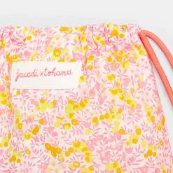 Jacadi Sac à goûter en tissu Liberty - x Tohana - lore JAUNE/MULTICO Clearance