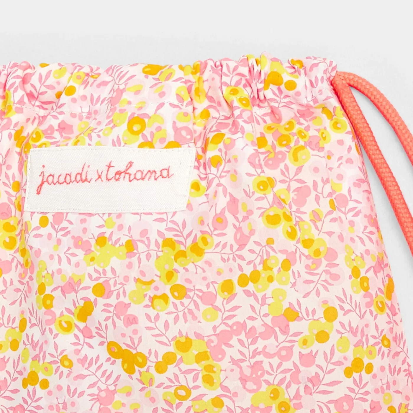 Jacadi Sac à goûter en tissu Liberty - x Tohana - lore JAUNE/MULTICO Clearance