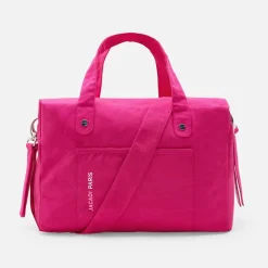 Jacadi Sac à langer en coton canvas - ROSE FUSCHIA