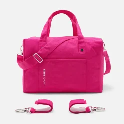 Jacadi Sac à langer en coton canvas - ROSE FUSCHIA
