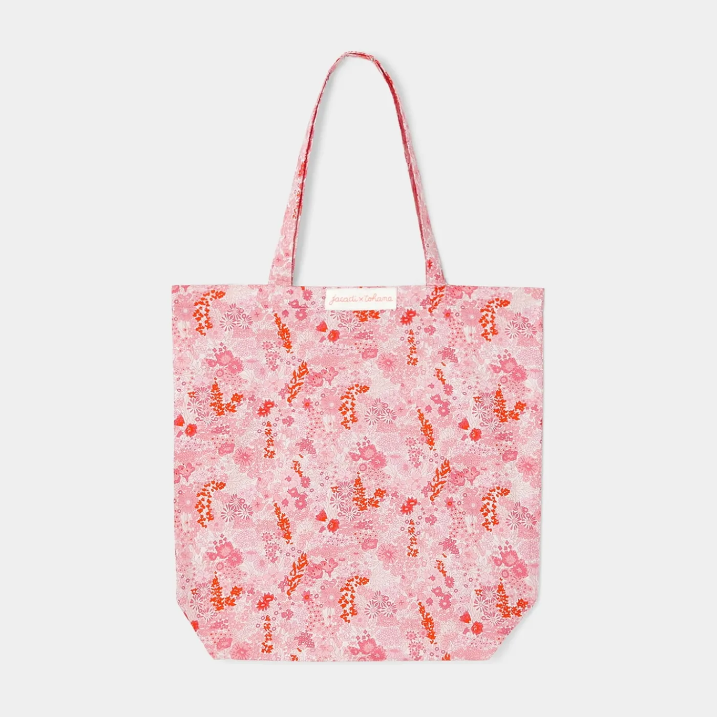 Jacadi Sac tissu en tissu Liberty - x Tohana - ROSE/ROUGE New