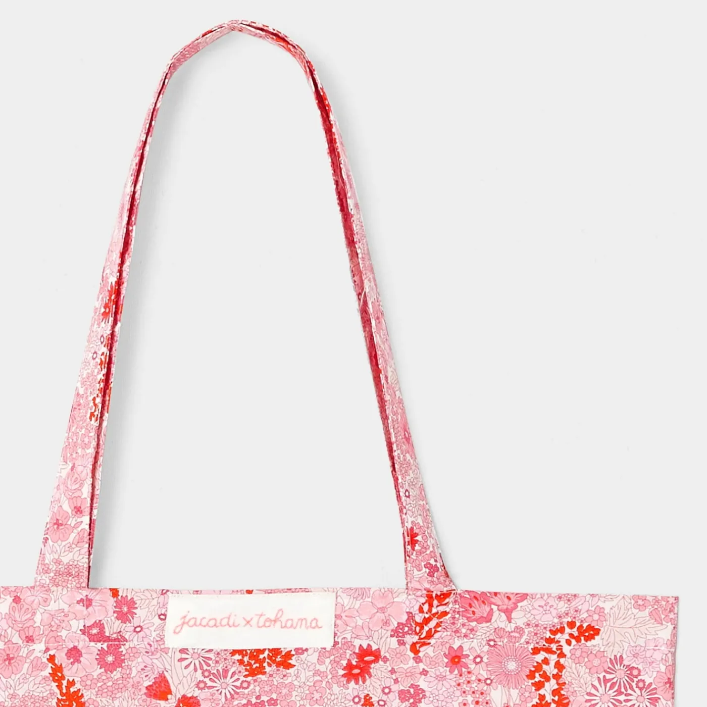 Jacadi Sac tissu en tissu Liberty - x Tohana - ROSE/ROUGE New