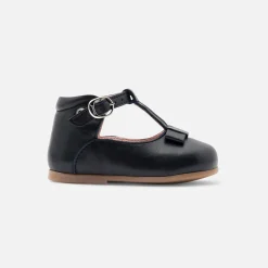 Jacadi Salomés bébé fille en cuir lisse - marine MARINE JACADI New