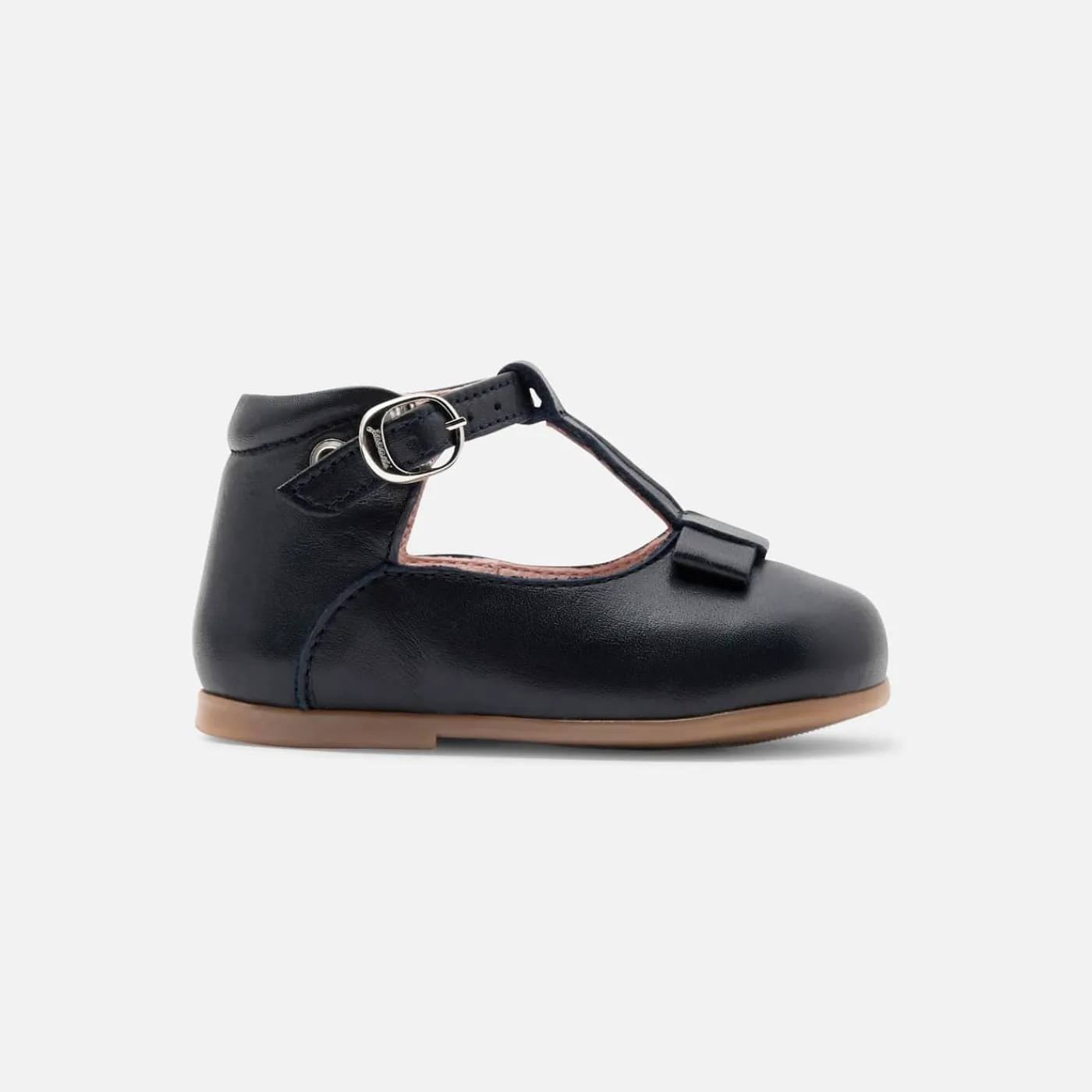 Jacadi Salomés bébé fille en cuir lisse - marine MARINE JACADI New