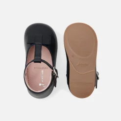 Jacadi Salomés bébé fille en cuir lisse - marine MARINE JACADI New