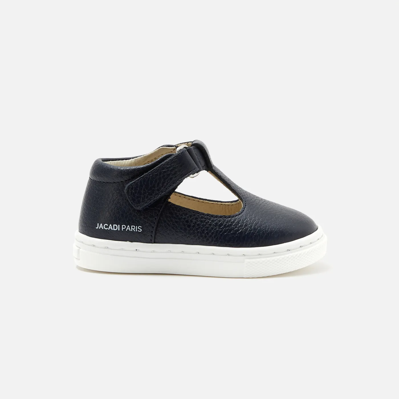 Jacadi Salomés bébé garçon en cuir grainé - marine MARINE JACADI New